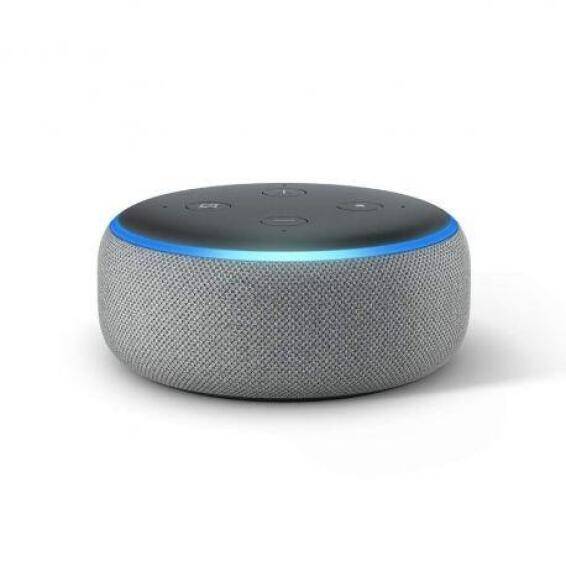 Amazon Echo Dot in Heather Grey