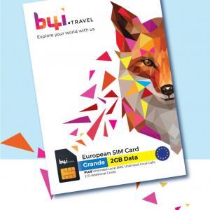 b4i.travel - European travel SIM - Grande Package