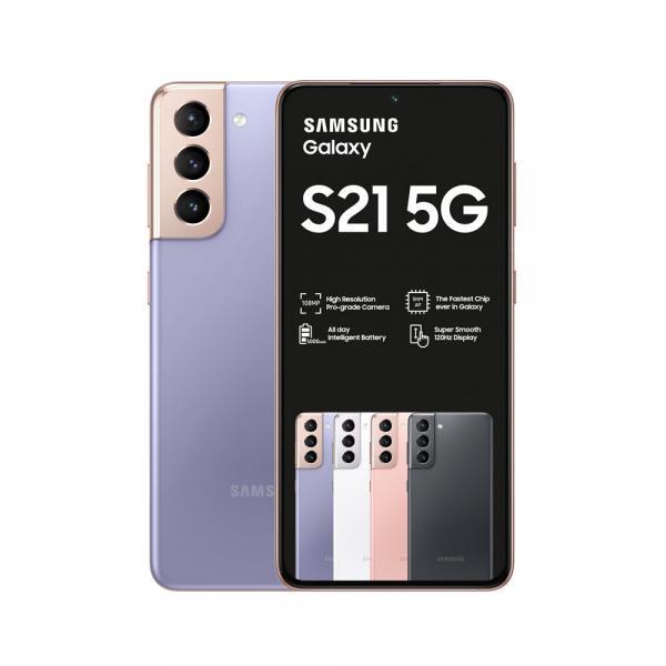 Samsung galaxy S21 5G in Violet