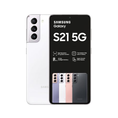 galaxy s21 5g in white