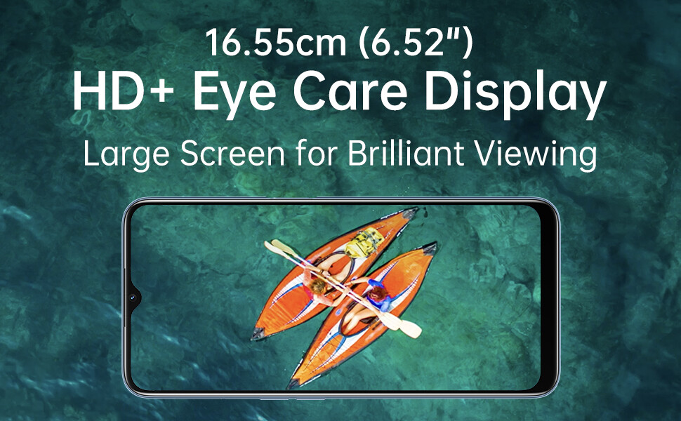 Oppo A16 - 6.52" display with eye care