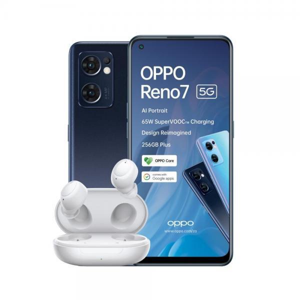 Oppo Reno 7 5G in black