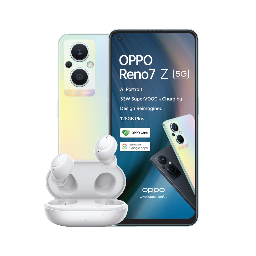 OPPO Reno7 Z 5G 128GB + OPPO Buds & Charger | Cellucity