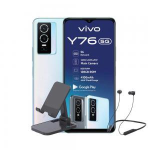 Vivo Y76 5G in blue