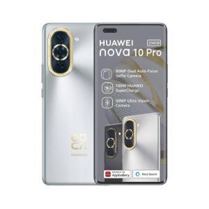 Huawei Nova 10 Pro in silver