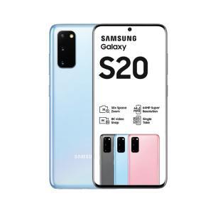 Samsung galaxy S20 in Light Blue
