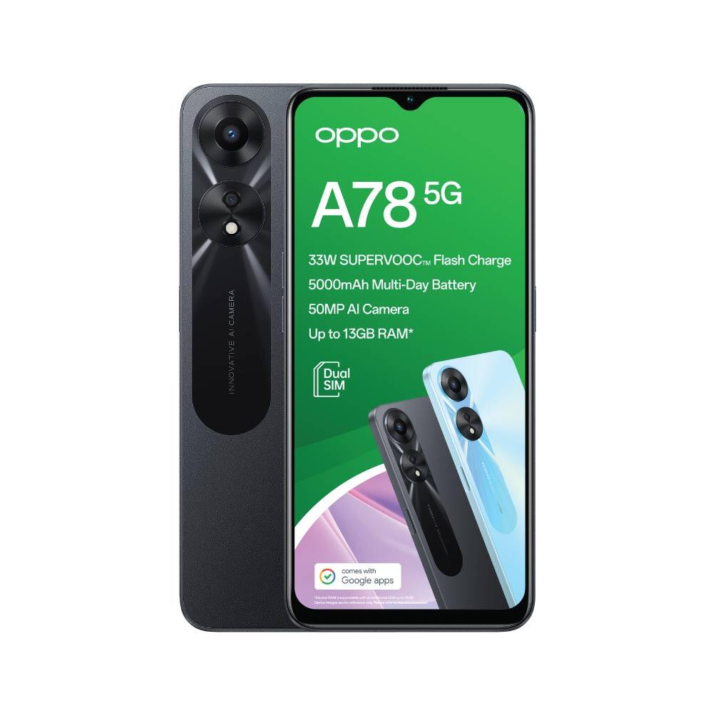 Oppo A78 5G 4GB/128GB Black (Glowing Black) Dual SIM