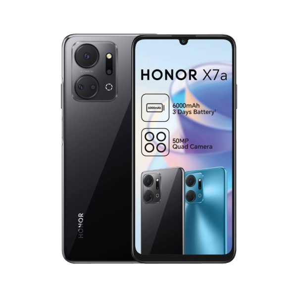 Honor X7a in black