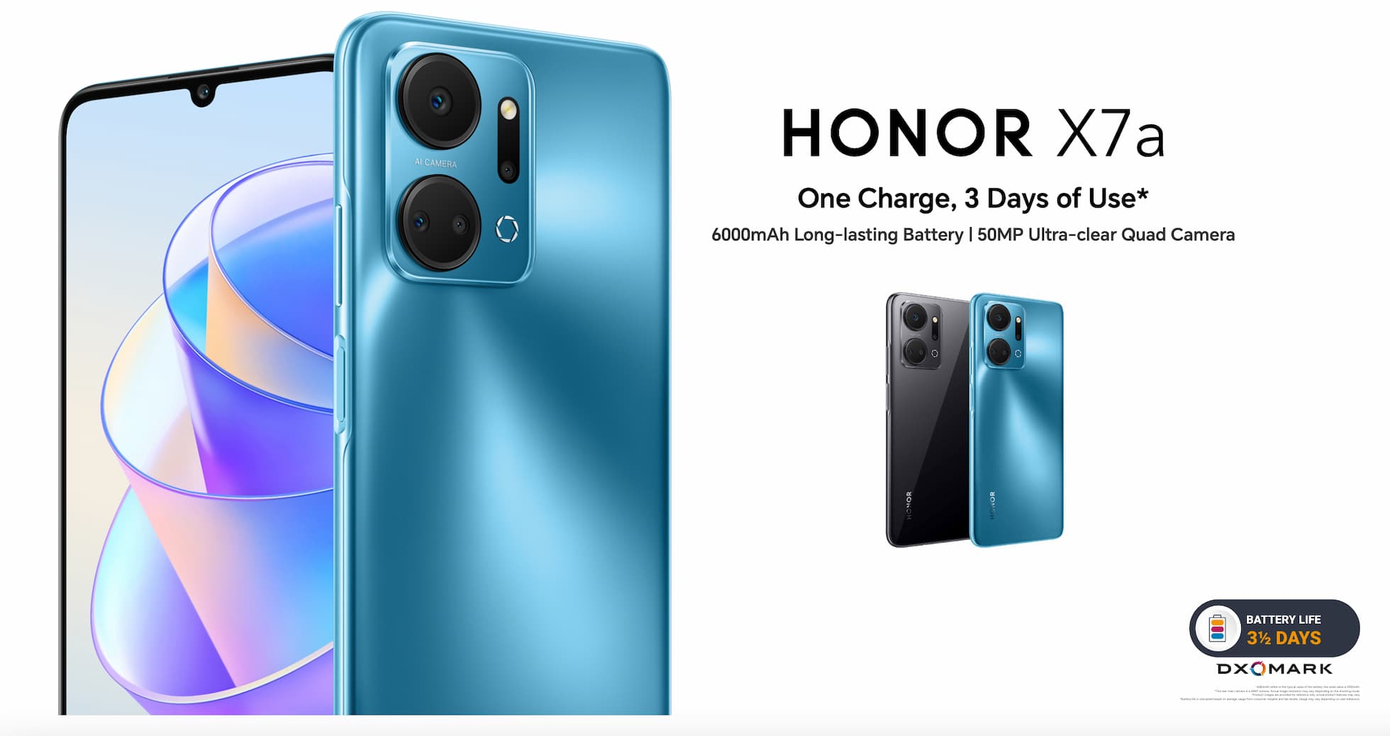 Honor X7a banner