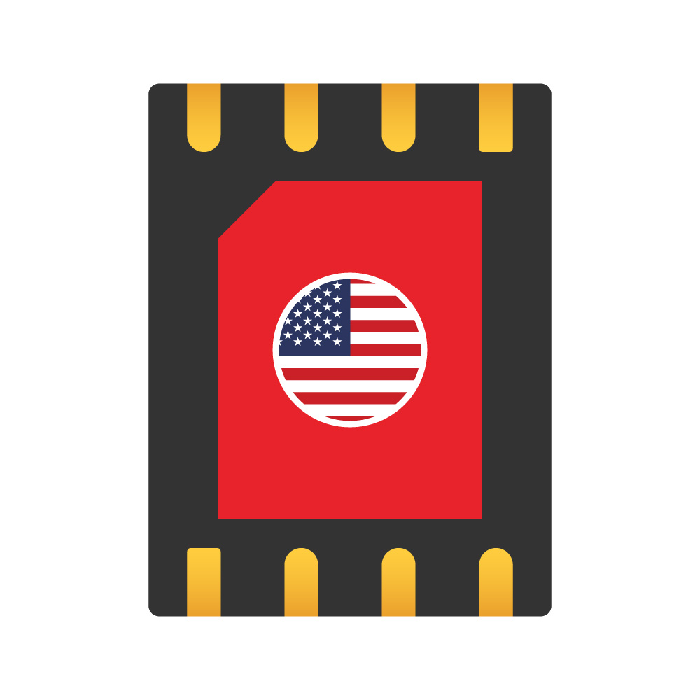 Data SIM Card USA - 10GB