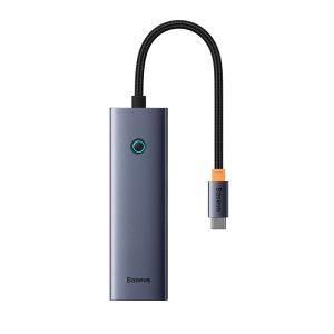 Baseus Flite Series 4-Port USB 3.0 Smart HUB - in Space grey