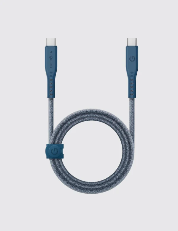 ENERGEA FLOW 240W 5A USB-C To USB-C Cable 1.5m - in Blue