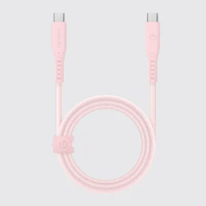 ENERGEA FLOW 240W 5A USB-C To USB-C Cable 1.5m - In pink