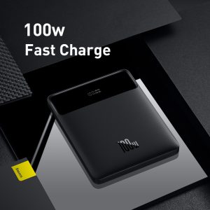 Baseus Blade Digital Display Quick Charge Power Bank 20000mAh 100W - fast charge