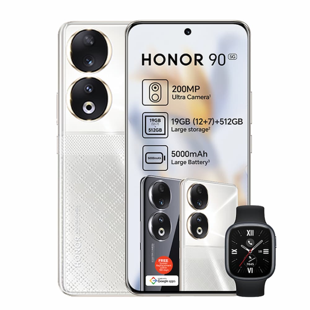HONOR 90 5G 512GB (Dual SIM) + Honor Watch 4