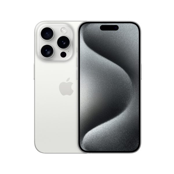 Apple iPhone 15 Pro in White Titanium