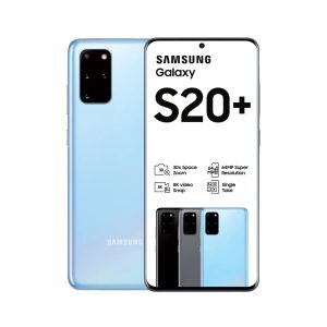 Samsung galaxy S20 Plus in blue
