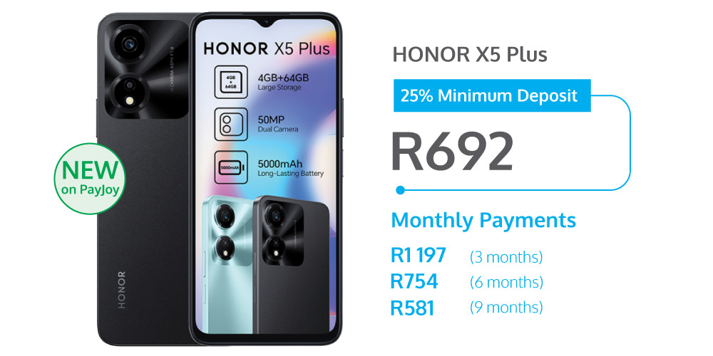 Honor X5 Plus - payjoy deal