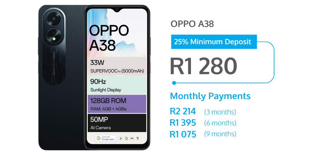 PayJoy - Oppo A38 on finance deal