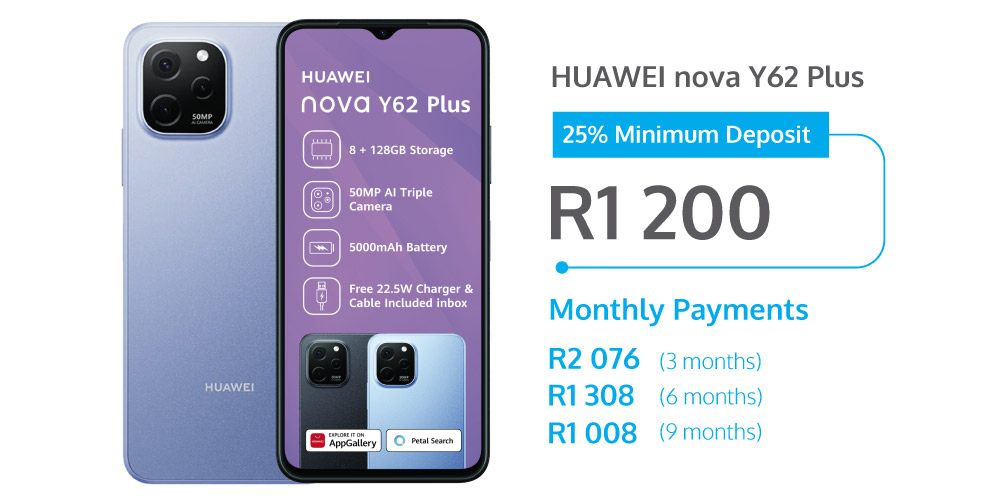 PayJoy - Huawei nova y62 Plus on finance deal