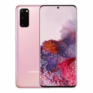 Samsung Galaxy S20 in pink