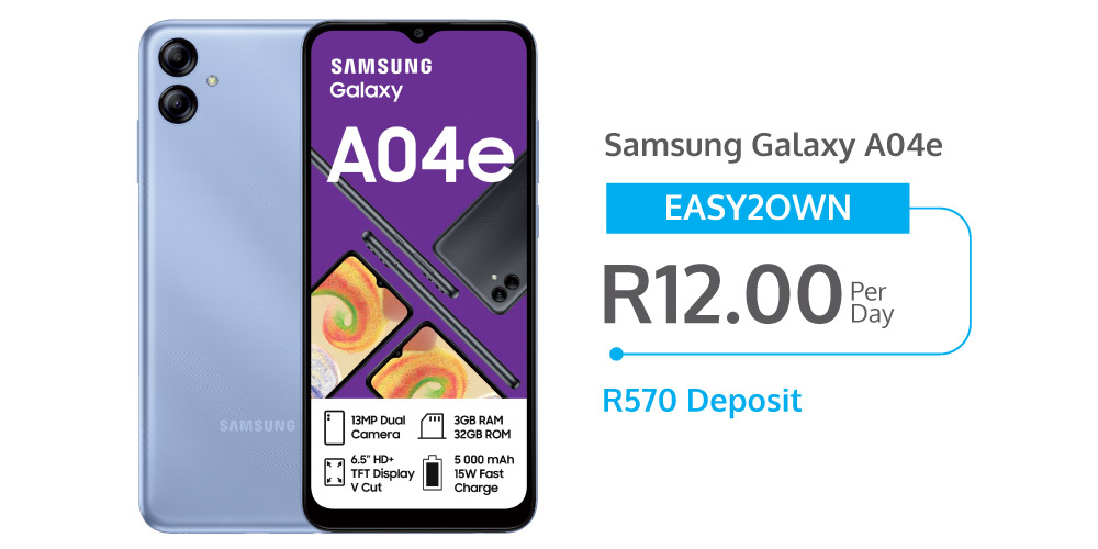 Samsung Galaxy A04e - Vodacom Easy2Own Deal