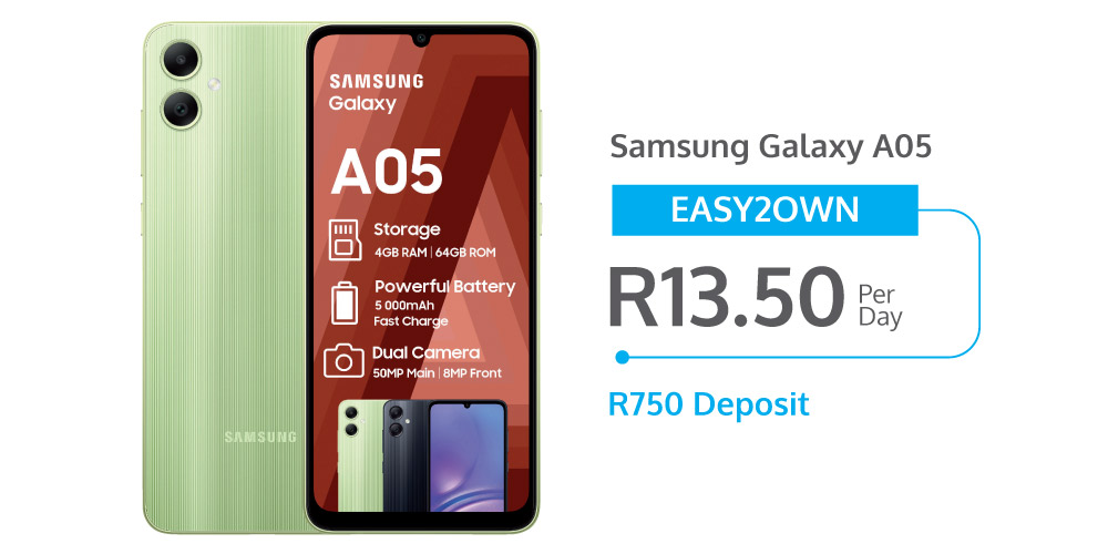 Samsung Galaxy A05 - Vodacom Easy2Own Deal