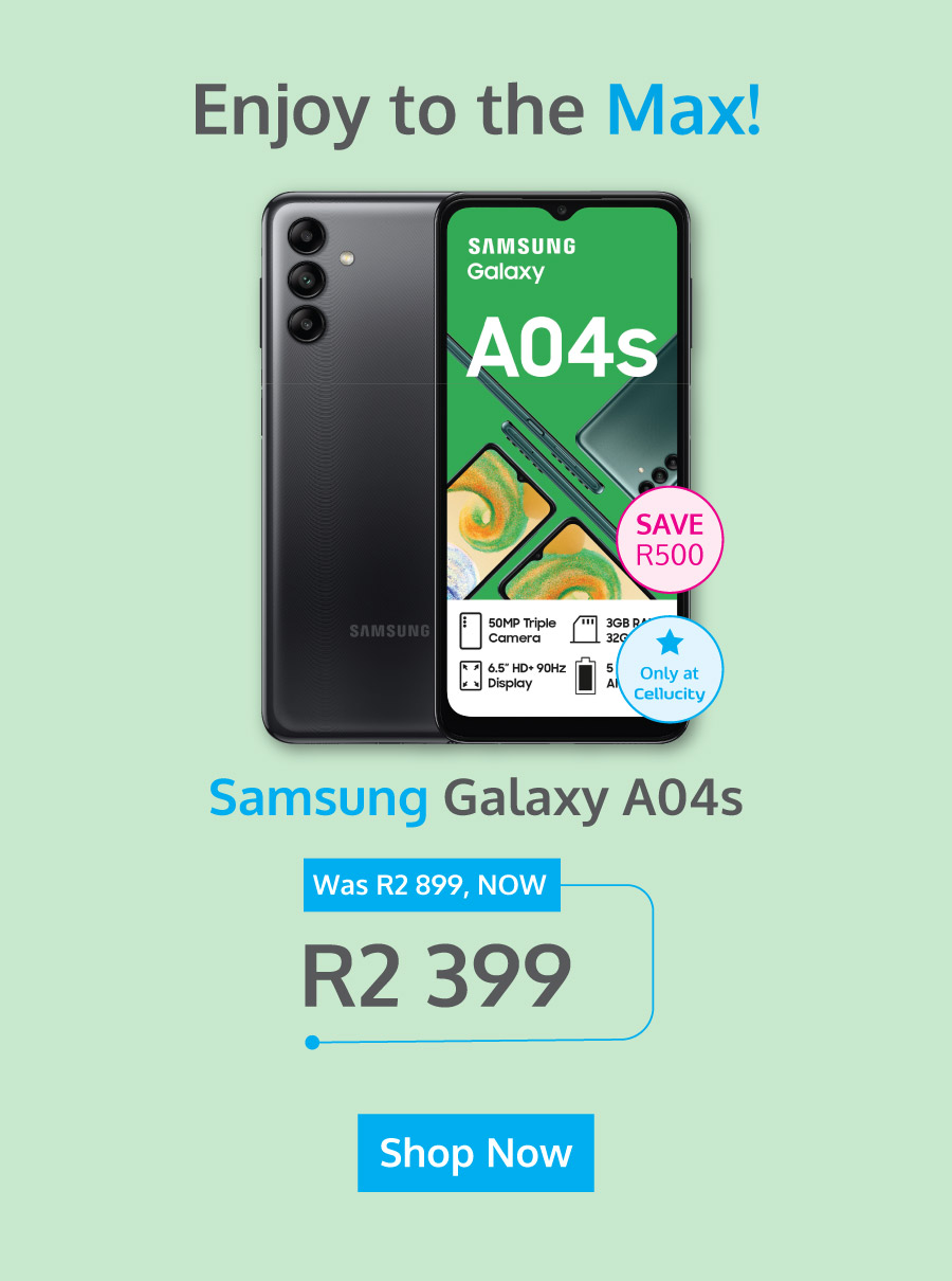 Samsung galaxy A04s - Prepaid hero deal April