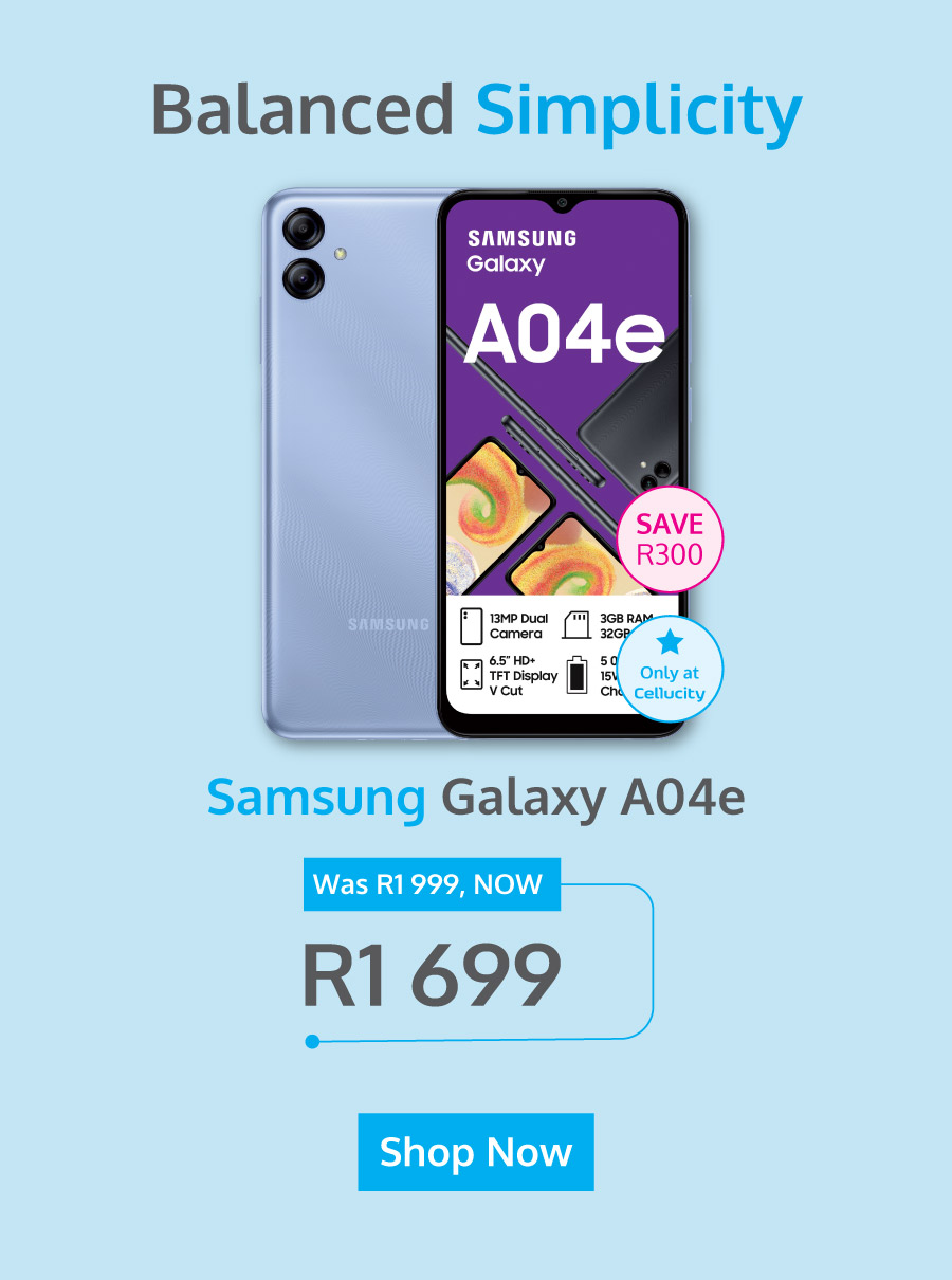 Samsung galaxy A04e prepaid hero deal - last chance sale