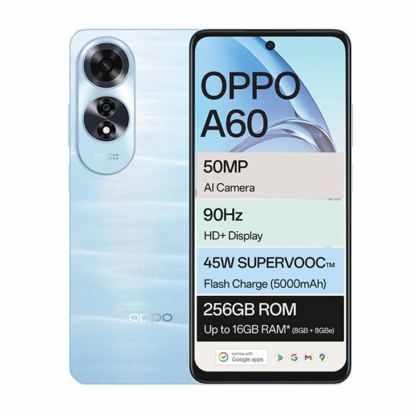 Oppo A60 in Blue