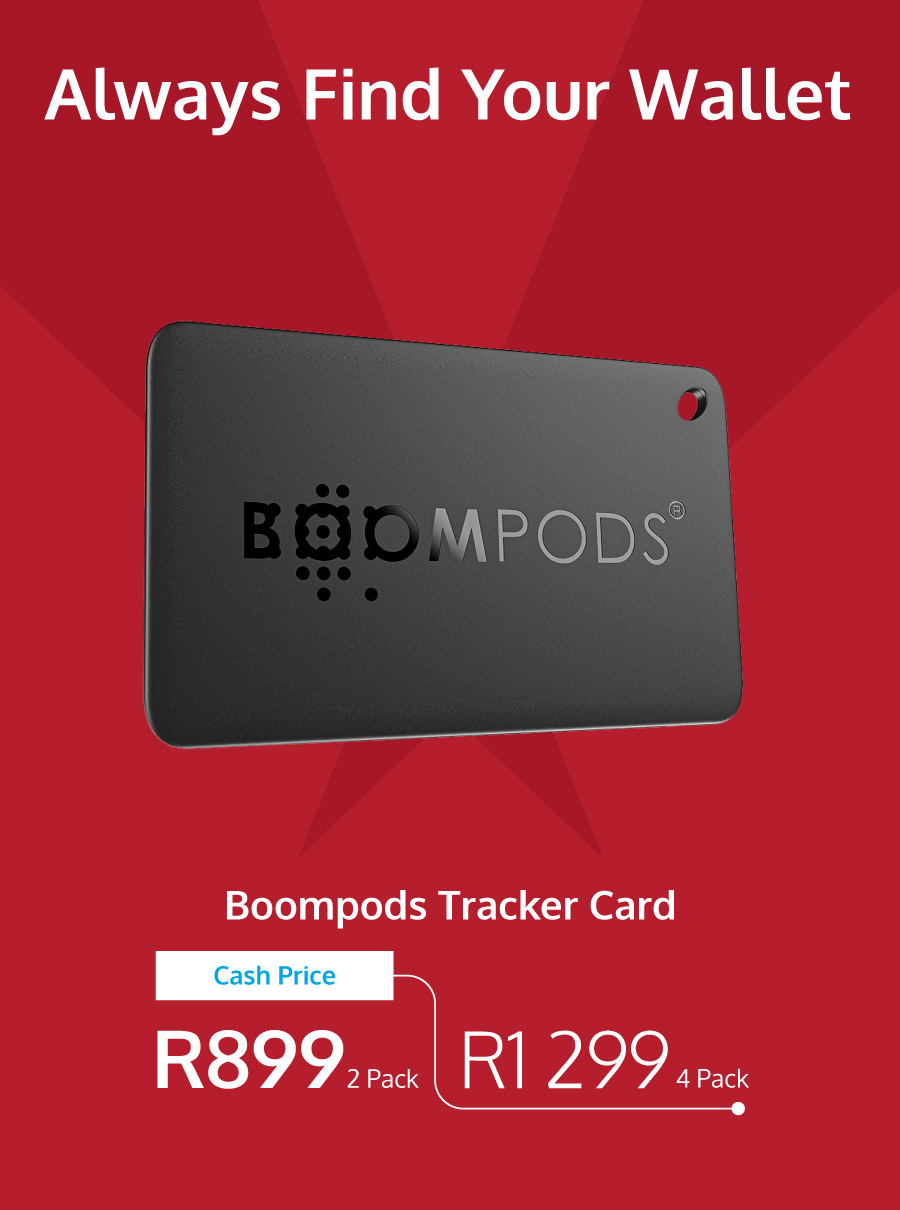 Boompods Boomcard Tracker