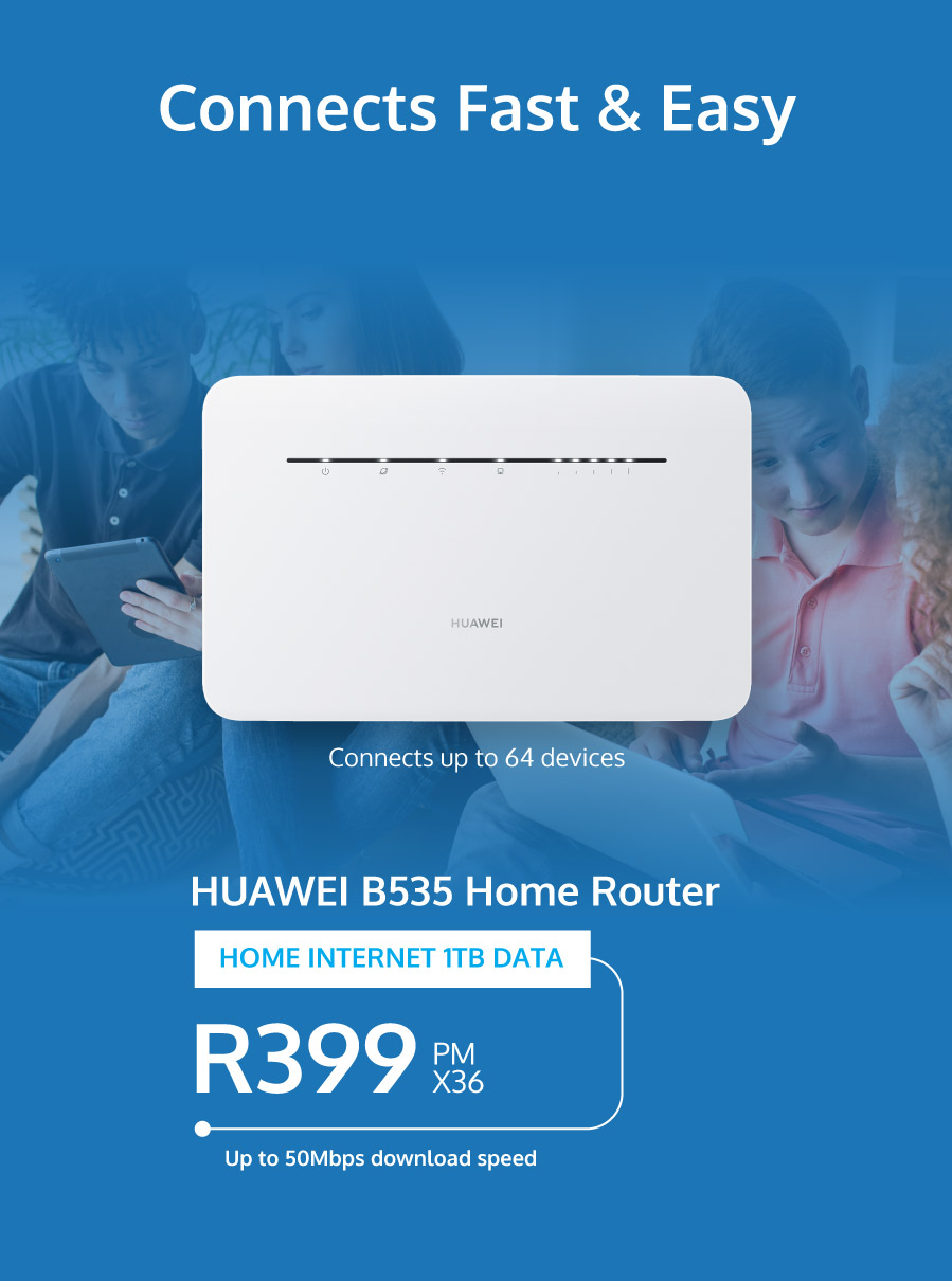 Huawei B525 Home router - contract hero deal July 2024