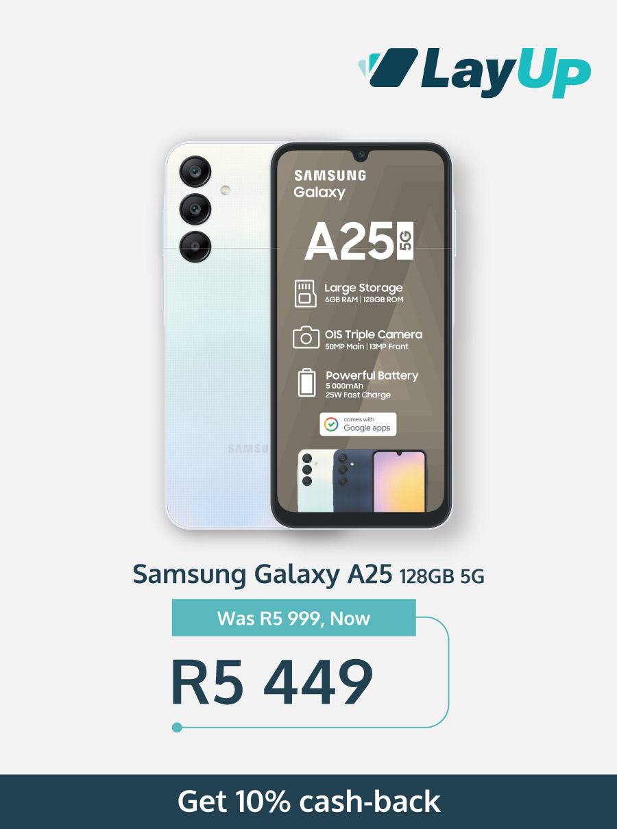 Samsung Galaxy A25 - Get 10% cash Back with layup