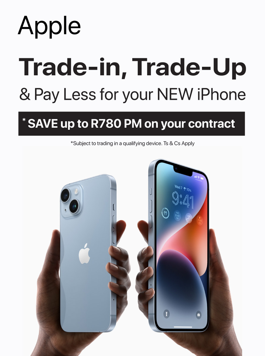 Apple iPhone - Trade-in & pay less for your new iPhone - banner