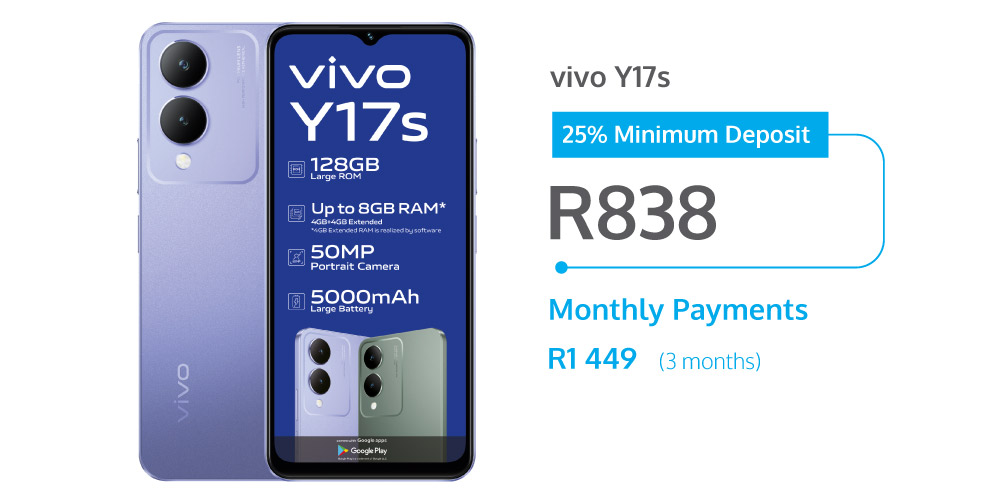 Vivo Y17s on PayJoy - finance deal