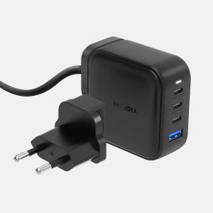 Energea TravelHub GaN100 4-Port Wall Charger - Product Image