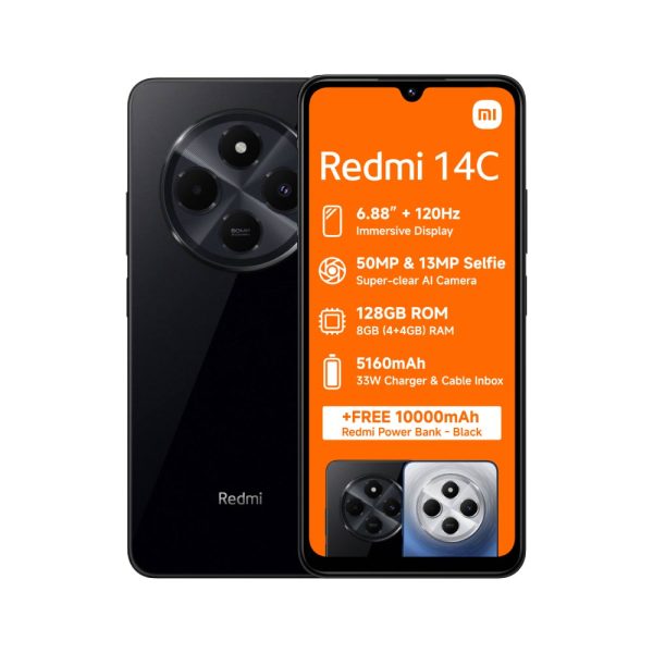 Xiaomi Redmi 14C 128GB in black