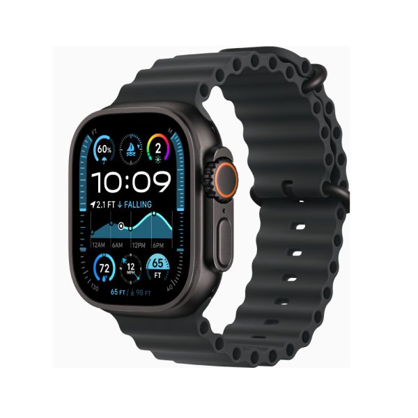 Apple Watch Ultra2 Black Titanium with Black Ocean Band