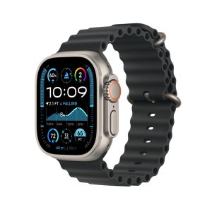 Apple Watch Ultra2 Natural Titanium with Black Ocean Band