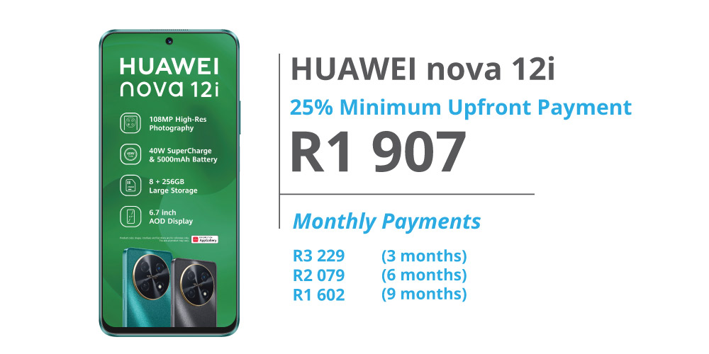 Huawei nova 12i on PayJoy Finance Deal