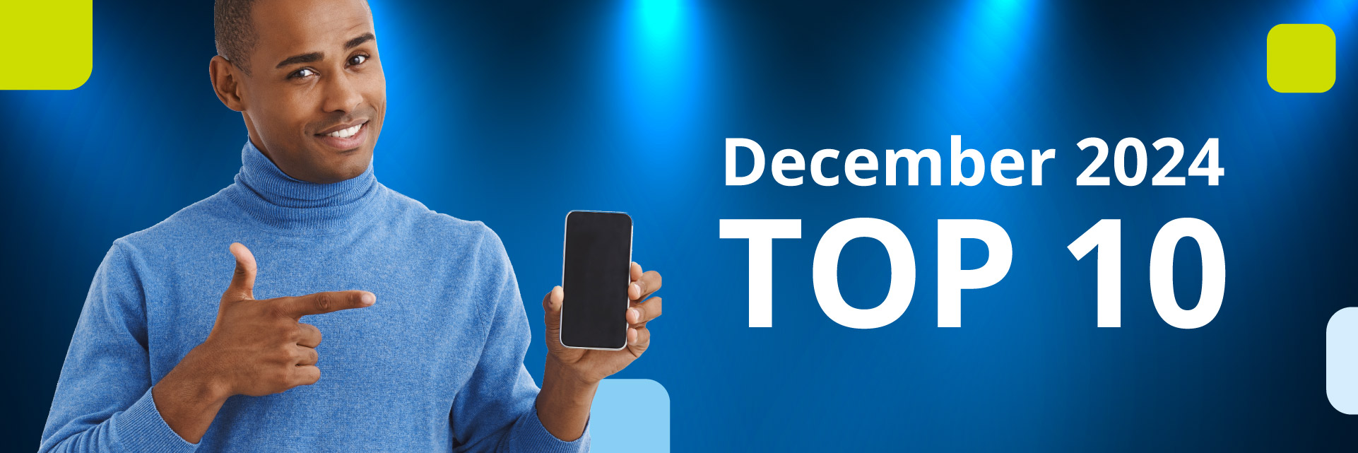 December 2024 - top 10 products at Cellucity - Banner