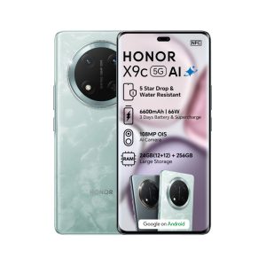 Honor X9c in Cyan