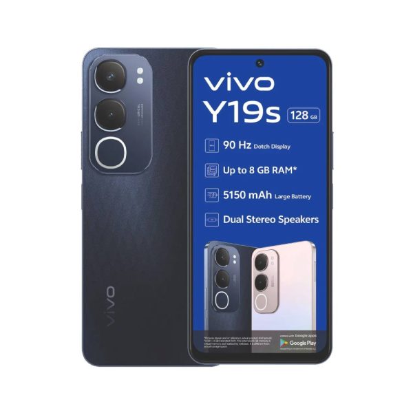 Vivo Y19s in black