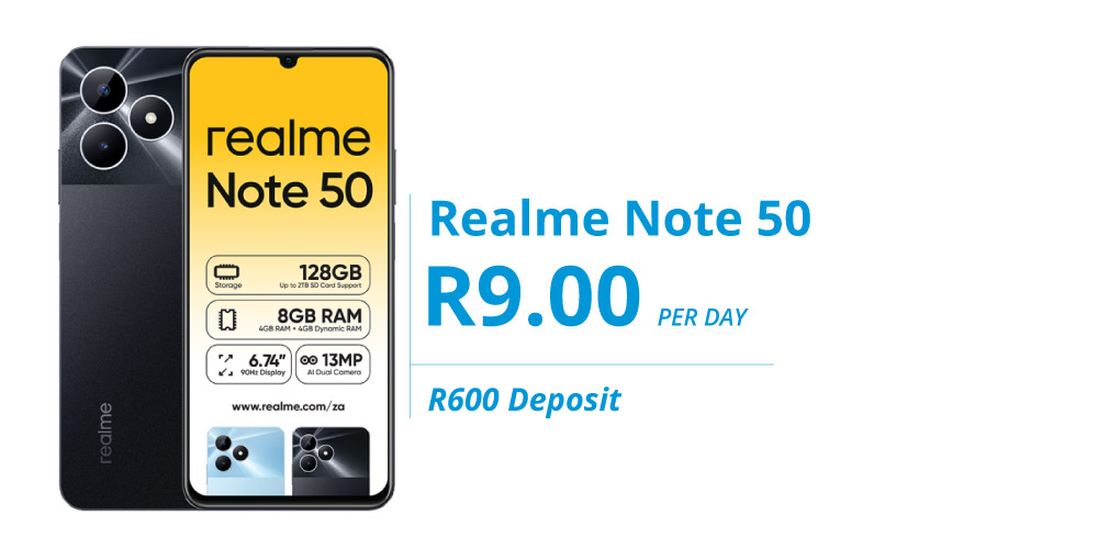 realme note 50 on Easy2own finance deal