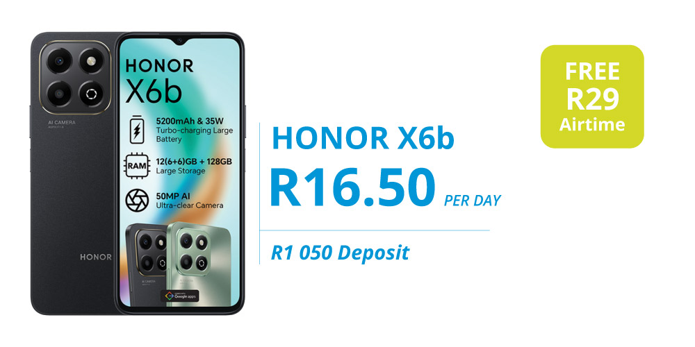 Honor X6b on Easy2own finance deal