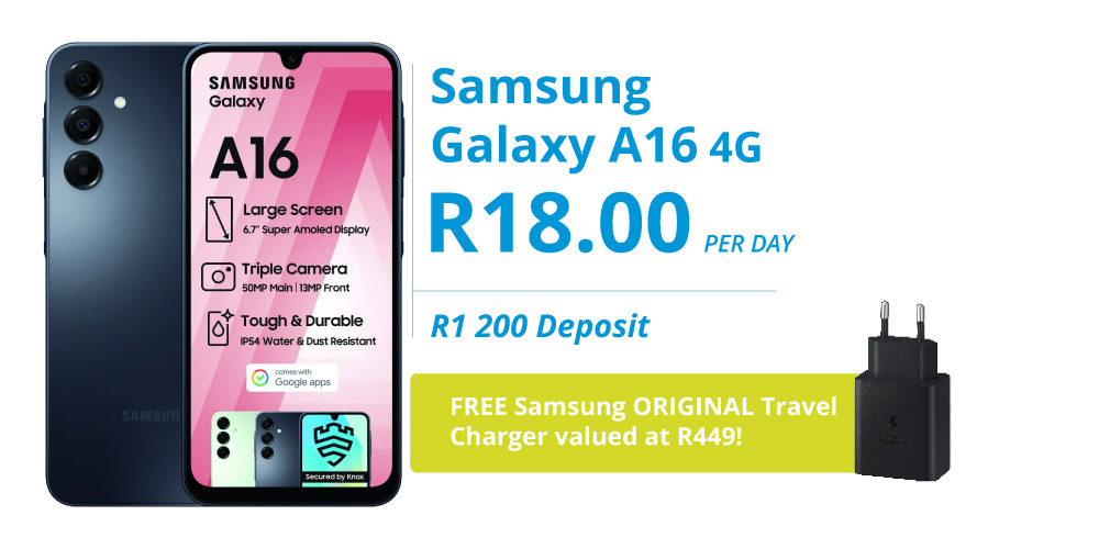 Samsung Galaxy Tab A16 4G on Easy2own finance deal