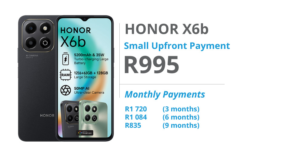 Honor X6b - payjoy micro finance deal