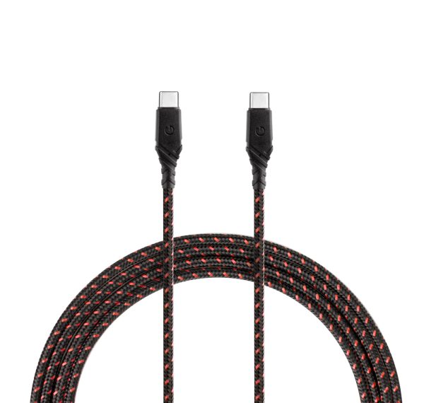 Energea Duraglitz USB-C Cable in Red