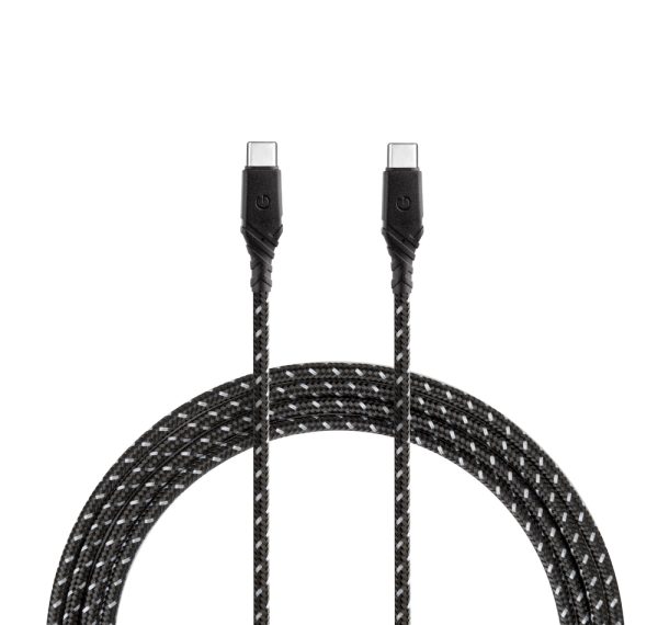 Energea Duraglitz USB-C Cable in Black