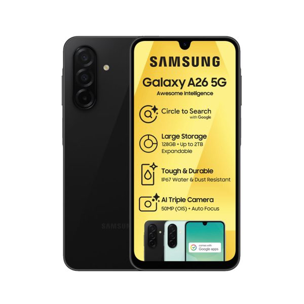 Samsung Galaxy A26 5G in Black